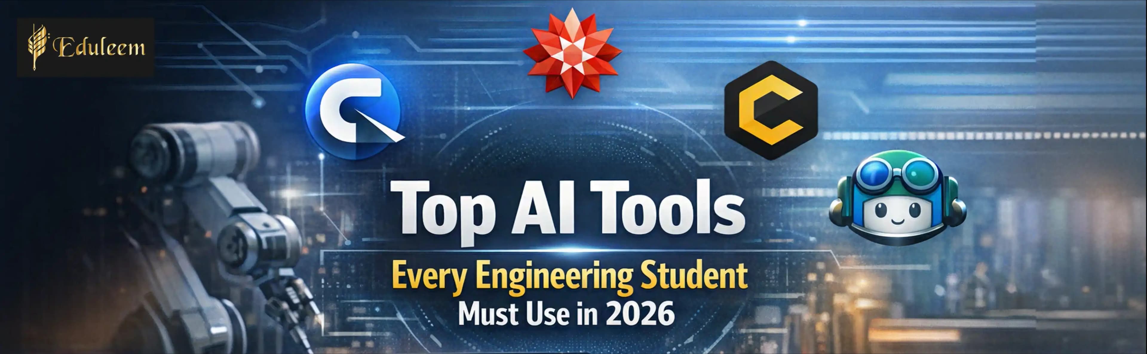 Top AI tools every engineering student must use in 2026 for coding, research, productivity, and project development
